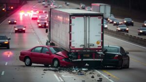 tractor trailer crash