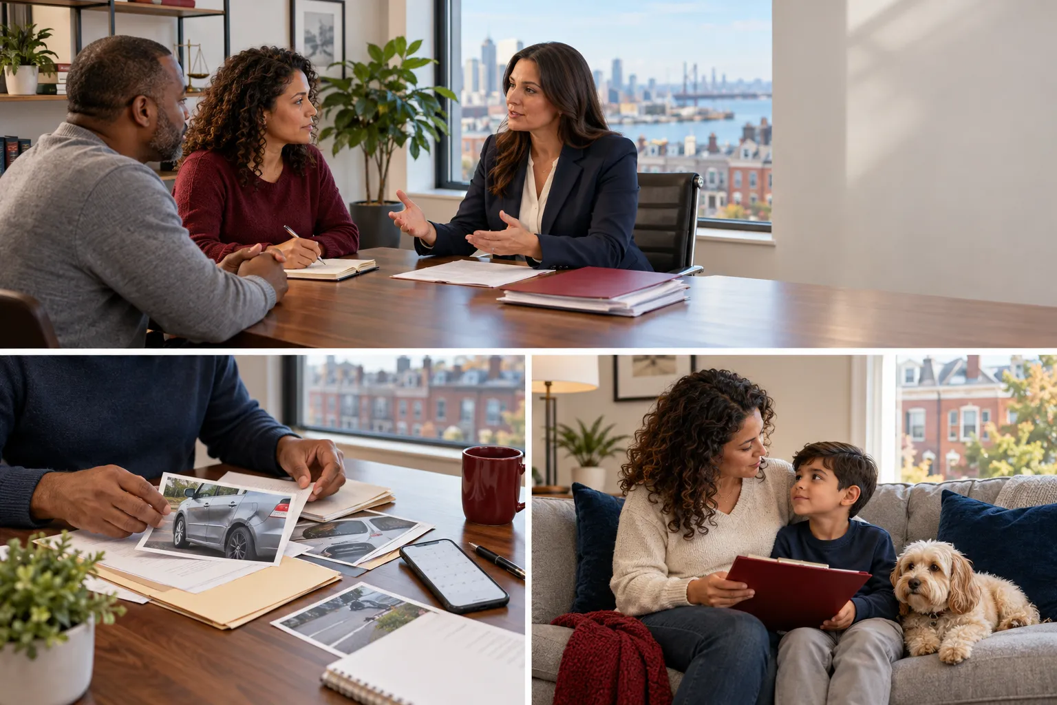 Auto Accident Lawyer in Dundalk, MD: Your Maryland Crash Claim Guide 2 Law office consultation scene supporting Dundalk car accident legal guidance