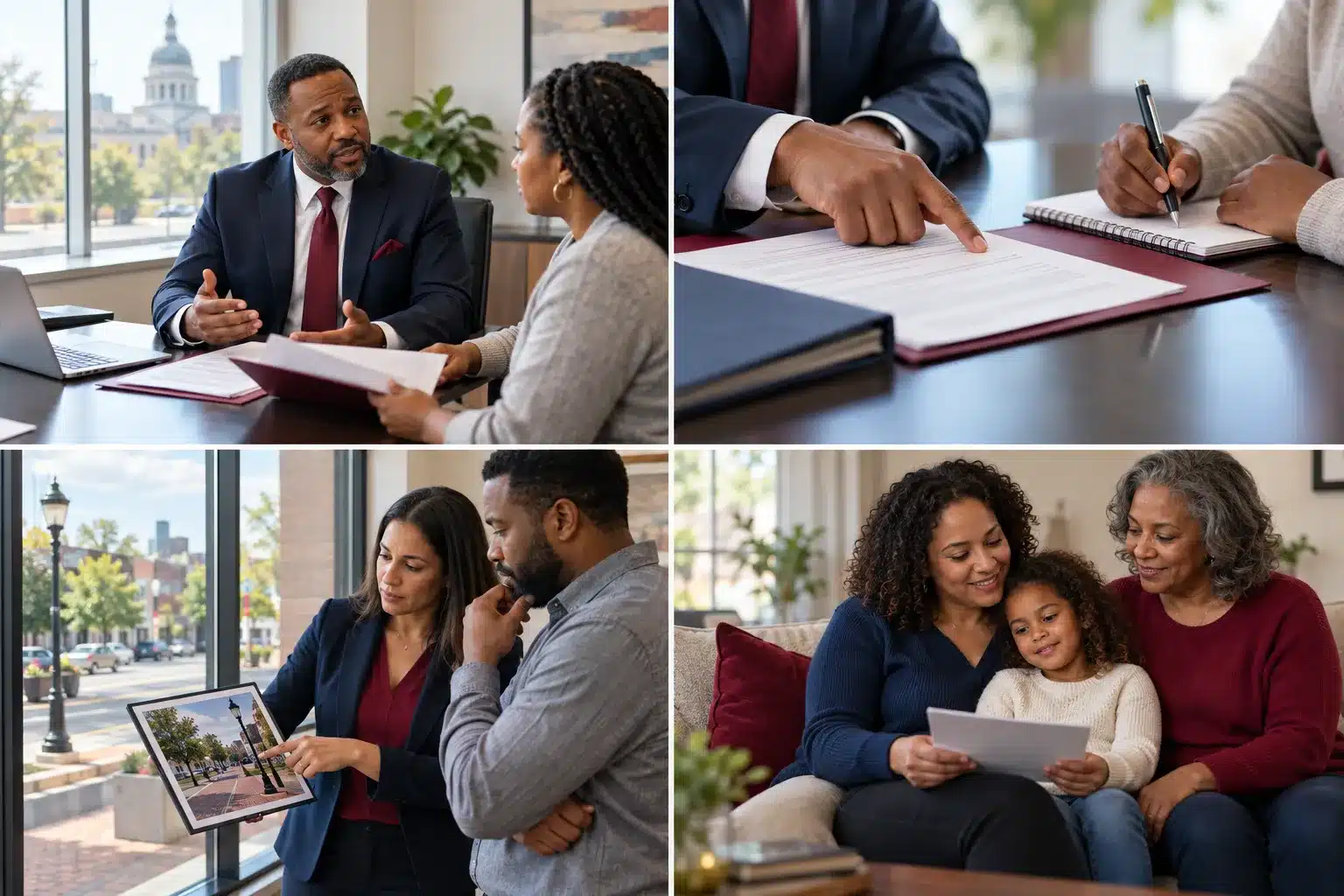 Slip and Fall Lawyer in Laurel, MD: How Maryland Fault Rules Affect Your Claim 2 Compassionate Laurel, Maryland slip and fall lawyer consulting an injured client