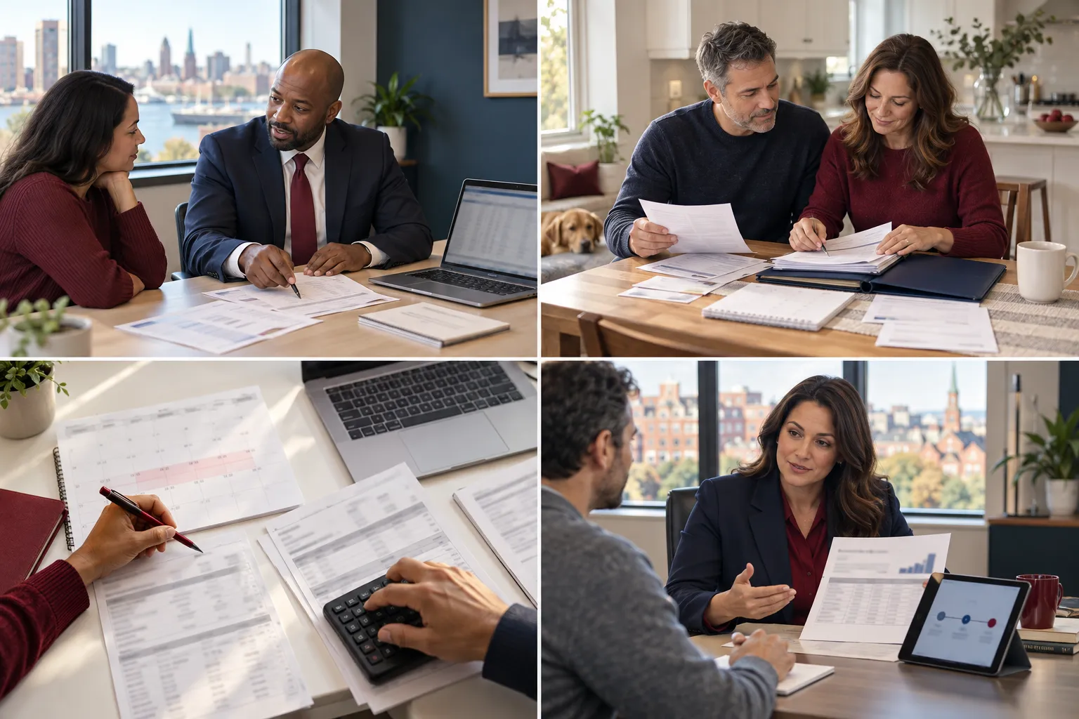 What Is a Fair Settlement for a Maryland Car Accident When You Miss Three Months of Work? 1 Calculator, calendar, and documents illustrating three months of lost wages